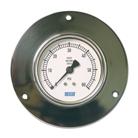 Đồng hồ chân lưng có vành WIKA